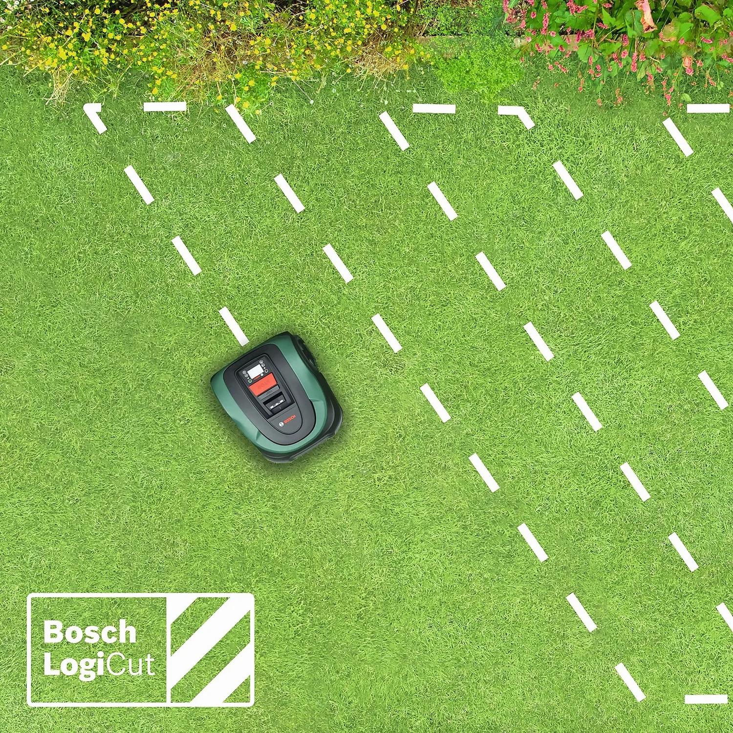 Bosch 18V Indego S 500 Robotic Lawn Mower - 19cm 9 Bosch 18V Indego S 500 Robotic Lawn Mower - 19cm - Image 7