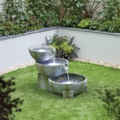Stylish Fountain Oasis Water Feature With LEDs -Garden Furniture Store 13846043 1974962028214646