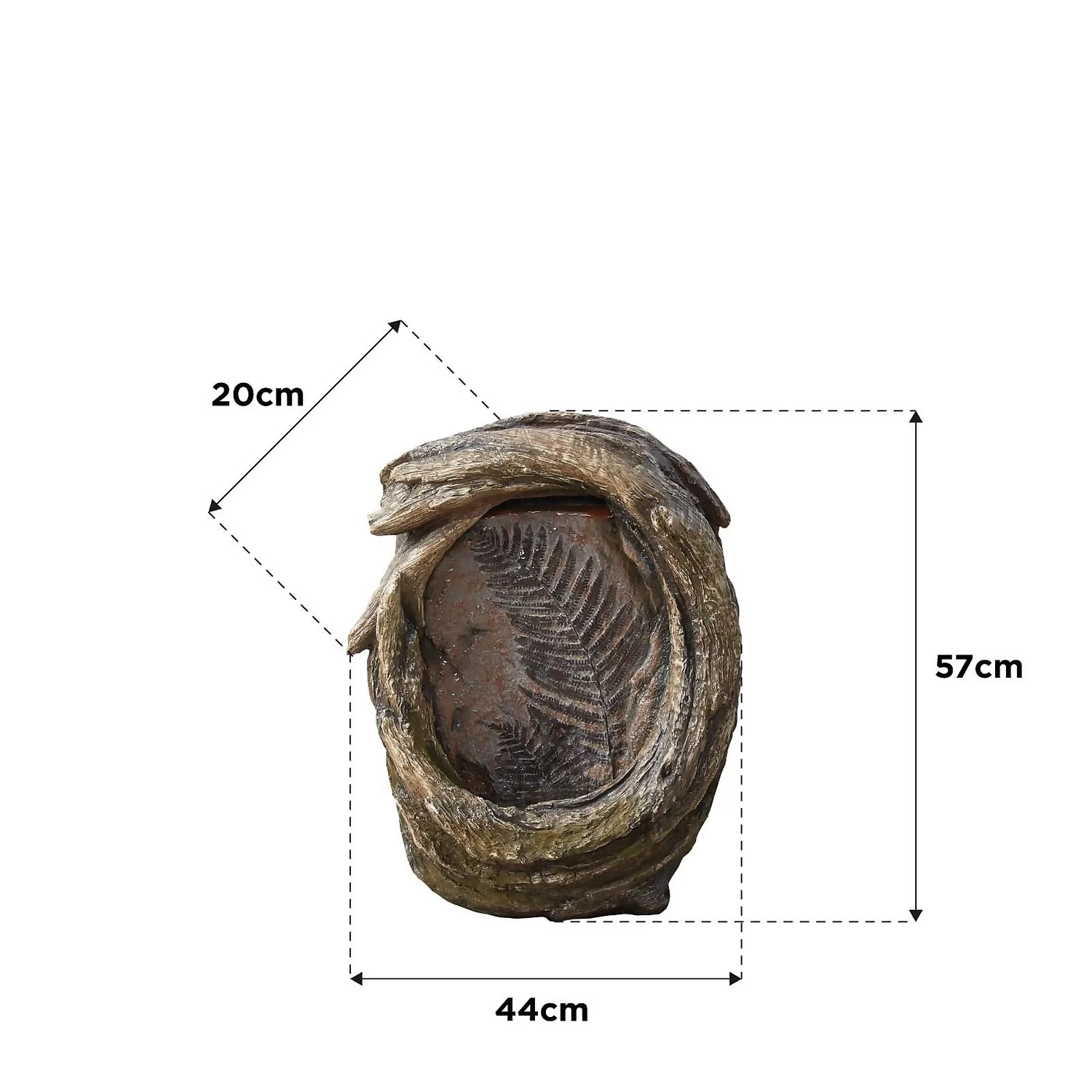 Stylish Fountain Forest Fern Water Feature With LEDs 5 Stylish Fountain Forest Fern Water Feature With LEDs - Image 3