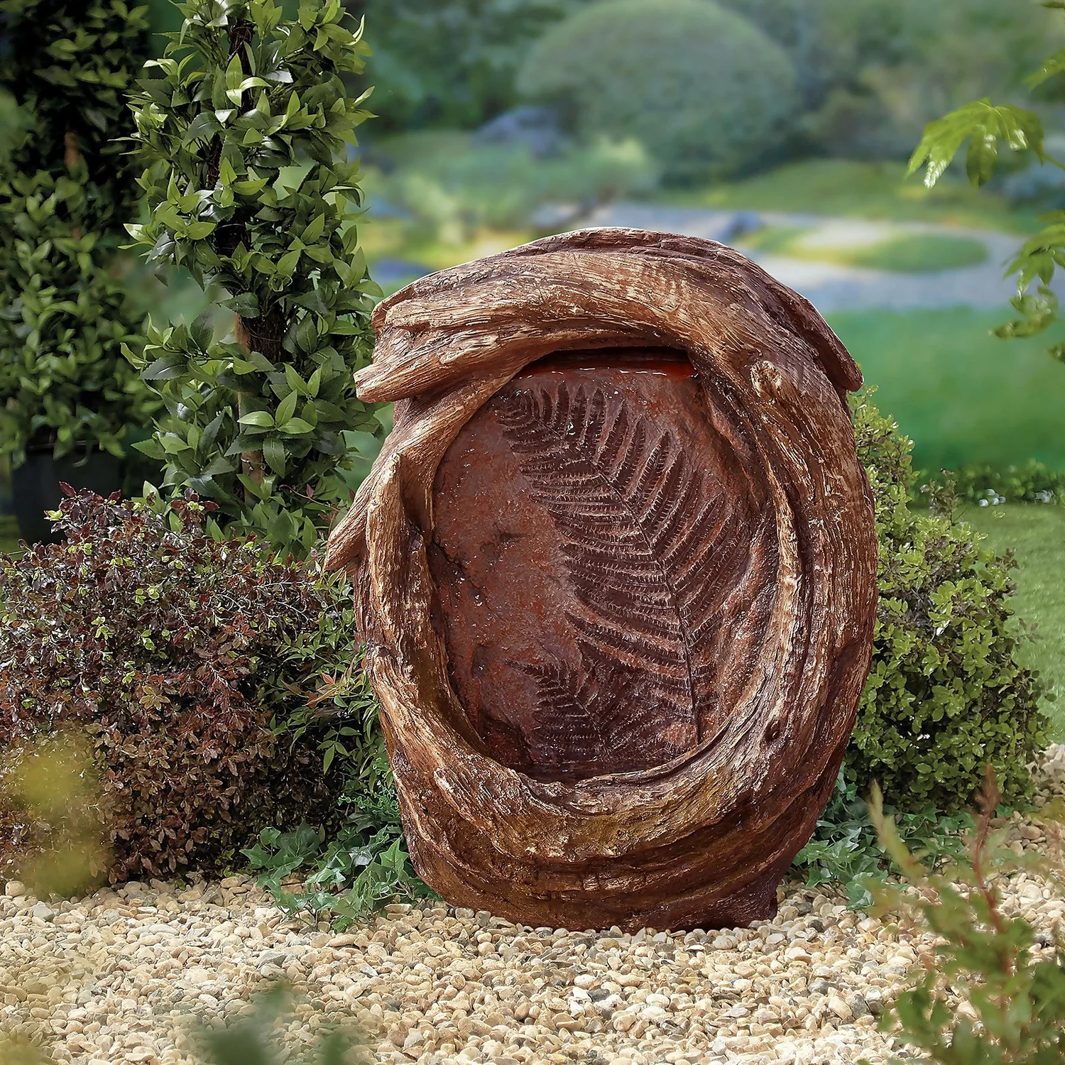 Stylish Fountain Forest Fern Water Feature With LEDs 4 Stylish Fountain Forest Fern Water Feature With LEDs - Image 2