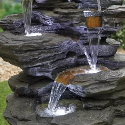 Stylish Fountain Hinoki Springs Water Feature With LEDs 10 Stylish Fountain Hinoki Springs Water Feature With LEDs -Garden Furniture Store 13846067 1164962027829983