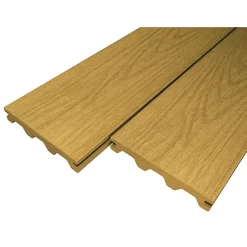 Victoria Composite Decking Woodgrain 40 Pack Teak - 20.16 M2