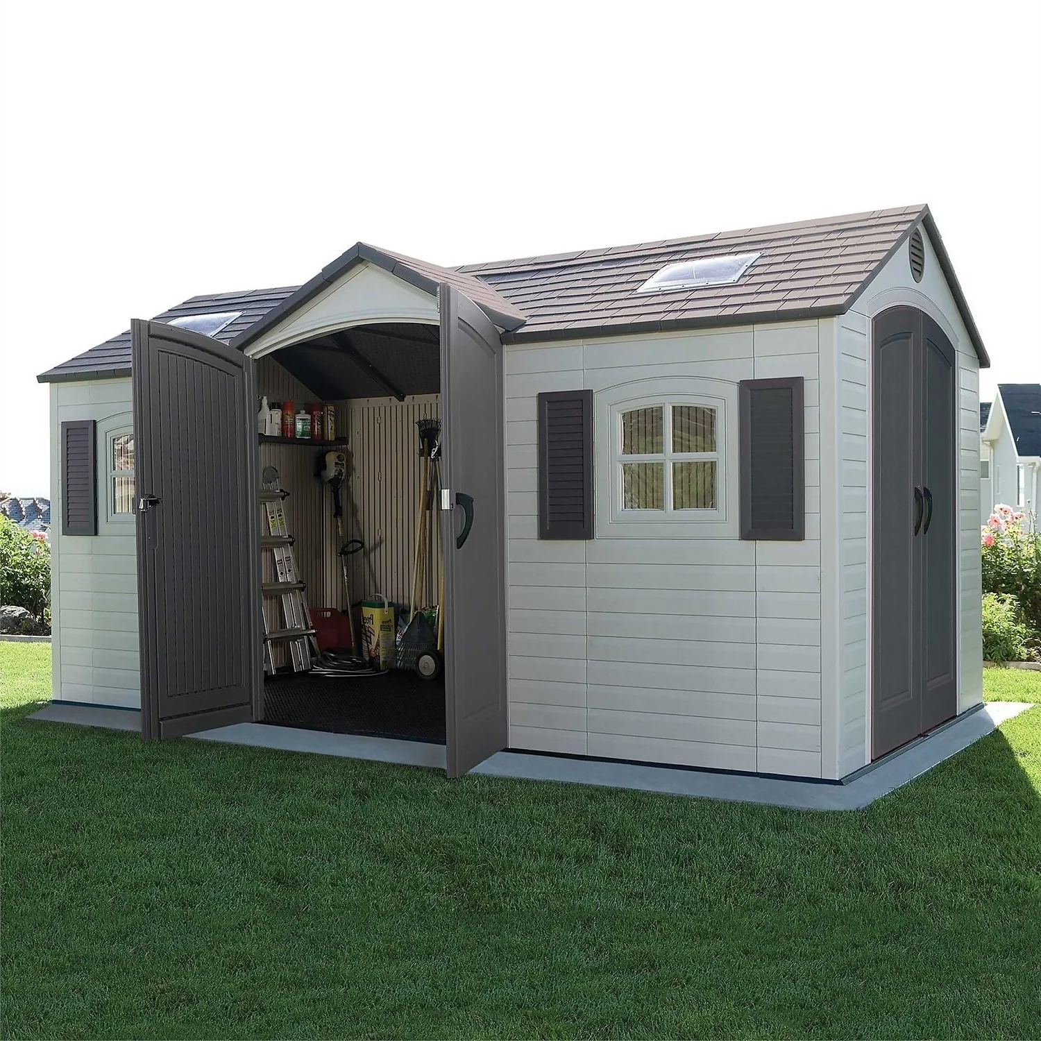 Lifetime 15 X 8ft Outdoor Storage Shed - Installation Included 4 Lifetime 15 X 8ft Outdoor Storage Shed - Installation Included - Image 2