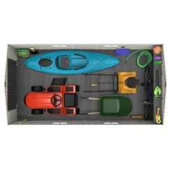 Lifetime 15 X 8ft Rough Cut Dual Entry Outdoor Storage Shed - Installation Included 20 Lifetime 15 X 8ft Rough Cut Dual Entry Outdoor Storage Shed - Installation Included -Garden Furniture Store 13911316 3774978028333871