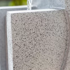 Stylish Fountain Kiso Column Garden Water Feature With LEDs -Garden Furniture Store 13947172 2045005844963787