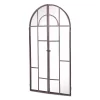 MirrorOutlet Metal Arched Decorative Window Opening Garden Mirror - 100x50cm -Garden Furniture Store 13950551 1094987139825238