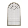 MirrorOutlet Somerley Eden Country Arch Large Metal Garden Mirror - 129x76cm