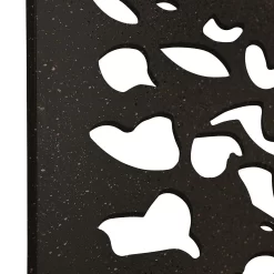 Amarelle Large Metal Leaf Design Decorative Garden Screen Mirror - 120x60cm -Garden Furniture Store 13950571 1014987139457855