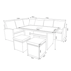 Matara Rattan Effect Corner Sofa Set -Garden Furniture Store 13951470 2105021609466129