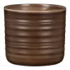 Scheurich Ripple Brown Indoor Pot - 23cm 2 Scheurich Ripple Brown Indoor Pot - 23cm -Garden Furniture Store 13953261 1484987120021158