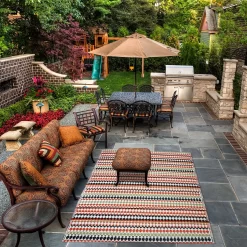 Homebase Outdoor Rug - Bohemian 120x180cm 7 Homebase Outdoor Rug - Bohemian 120x180cm -Garden Furniture Store 13953334 7804989199384002