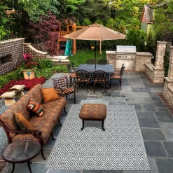 Homebase Outdoor Rug - Grey 160x230cm 7 Homebase Outdoor Rug - Grey 160x230cm -Garden Furniture Store 13953337 9194989199353489