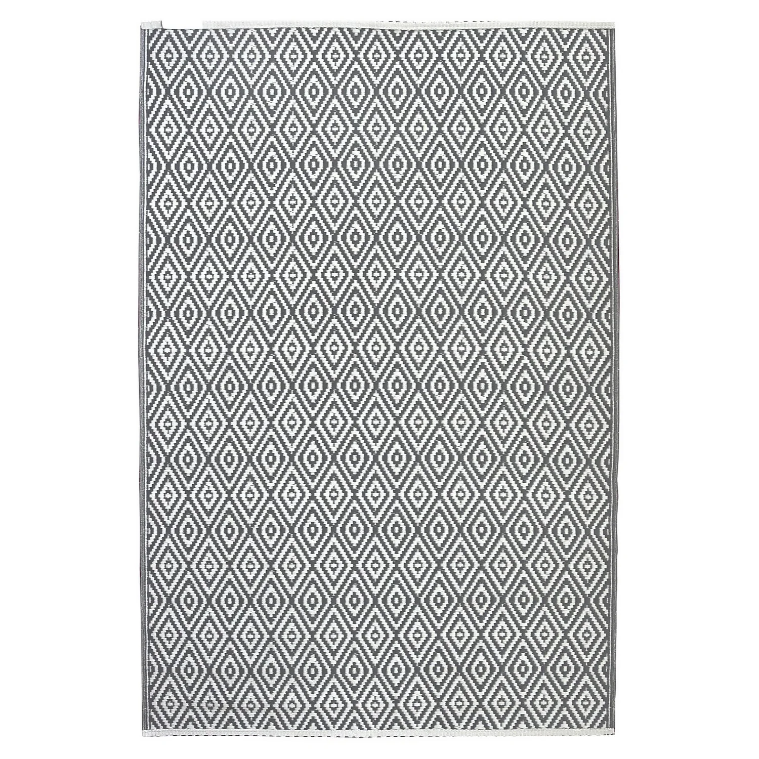 Homebase Outdoor Rug - Grey 240x300cm 4 Homebase Outdoor Rug - Grey 240x300cm - Image 2