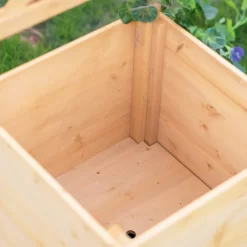 Homebase Wooden Garden Arched Trellis With Planters -Garden Furniture Store 13967032 1055014369323618