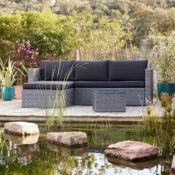 Alexandria Rattan Effect Garden Corner Sofa Set - Ash Grey 12 Alexandria Rattan Effect Garden Corner Sofa Set - Ash Grey -Garden Furniture Store 13971225 1355022704388195