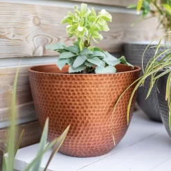 Suva Hammered Pot Copper - 31cm 11 Suva Hammered Pot Copper - 31cm -Garden Furniture Store 13973652 1715011805989134