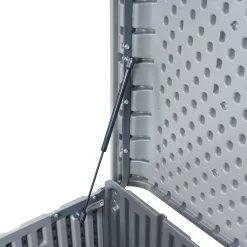 LIFETIME 515L Modern Outdoor Storage Deck Box - Rough-Cut Grey -Garden Furniture Store 13997405 1725000055509940