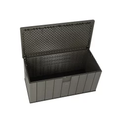 LIFETIME 568L Outdoor Storage Deck Box - Rough-Cut Brown -Garden Furniture Store 13997406 1054999835604588