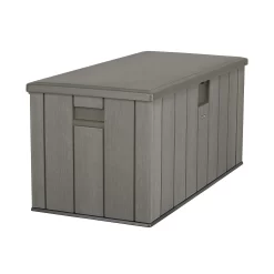 LIFETIME 568L Outdoor Storage Deck Box - Rough-Cut Brown -Garden Furniture Store 13997406 2064999835488896