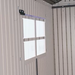 Lifetime 7x7ft Outdoor Storage Shed - Beige -Garden Furniture Store 13997407 1124999834936641