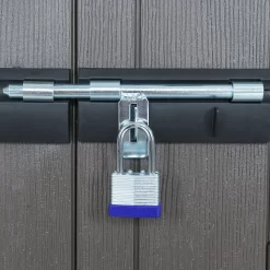 Lifetime 7x7ft Outdoor Storage Shed - Beige -Garden Furniture Store 13997407 5164999835067726