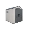 Lifetime 7x7ft Outdoor Storage Shed - Beige -Garden Furniture Store 13997407 8254999834706766