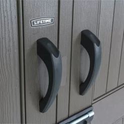 Lifetime 7x7ft Outdoor Storage Shed - Beige -Garden Furniture Store 13997407 8414999835023317