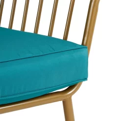 Omari Metal Garden Sofa Set - Teal & Gold 21 Omari Metal Garden Sofa Set - Teal & Gold -Garden Furniture Store 14005703 6735022638292255