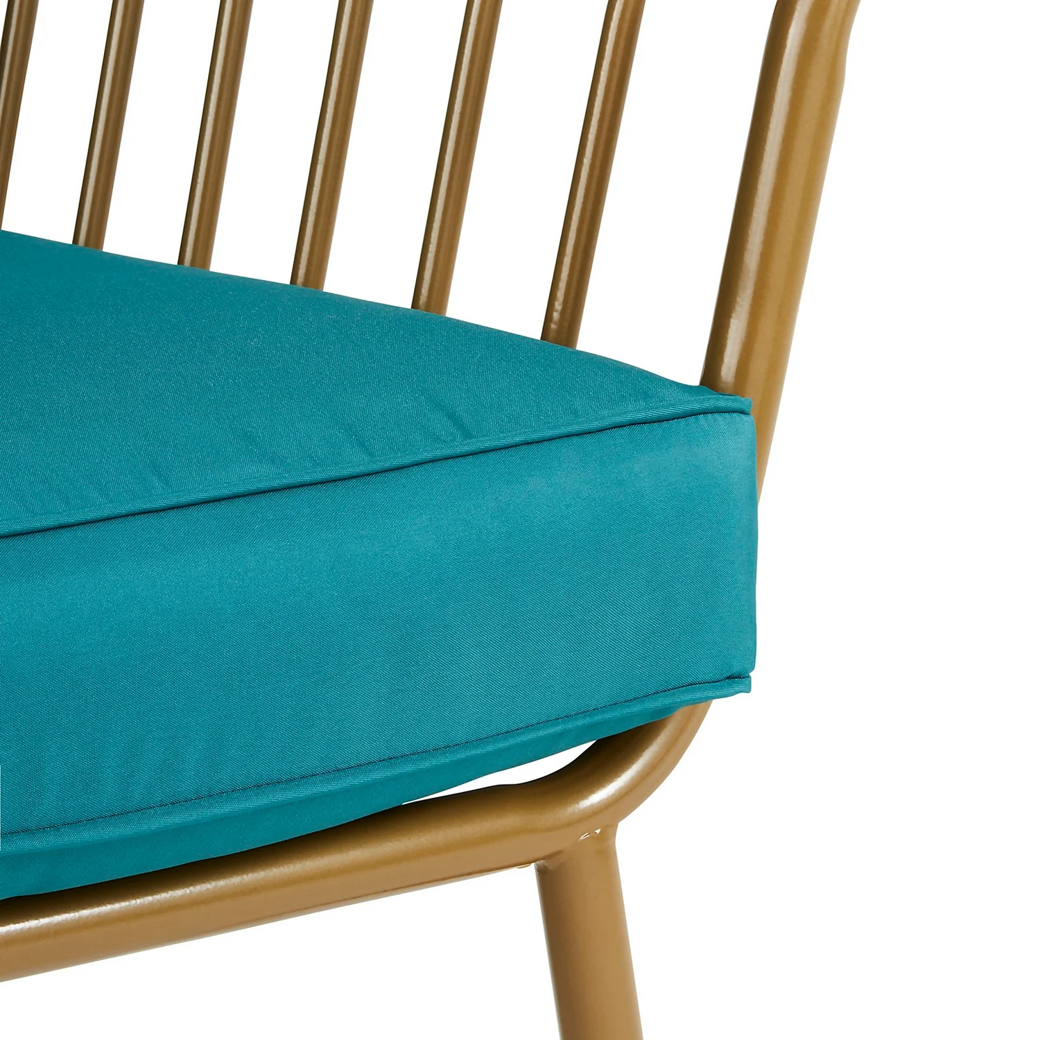 Omari Metal Garden Sofa Set - Teal & Gold 12 Omari Metal Garden Sofa Set - Teal & Gold - Image 10