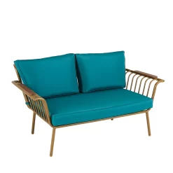 Omari Metal Garden Sofa Set - Teal & Gold 17 Omari Metal Garden Sofa Set - Teal & Gold -Garden Furniture Store 14005703 7915022638148225