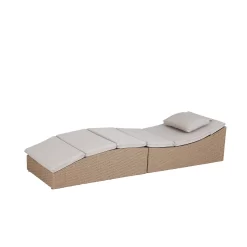 Natural Folding Rattan Sun Lounger -Garden Furniture Store 14005776 1735022649706844