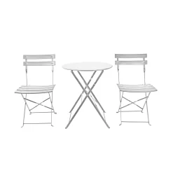 Millie Metal Bistro Set - Grey -Garden Furniture Store 14005781 8405018249556264