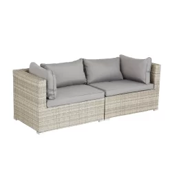 Cairo Grey Rattan Effect Garden Sofa Set -Garden Furniture Store 14005786 1555022102946530