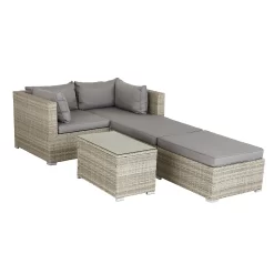 Cairo Grey Rattan Effect Garden Sofa Set -Garden Furniture Store 14005786 1675022102896865
