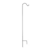 Single Shepherd Garden Hook 84 Inch - Black -Garden Furniture Store 14017030 1805008182106065
