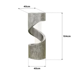 Stylish Fountain Spiral Showers Water Feature With LEDs 7 Stylish Fountain Spiral Showers Water Feature With LEDs -Garden Furniture Store 14519354 4325047822566918