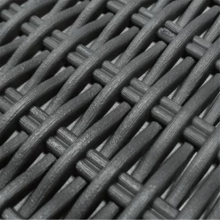 Keter California 4 Seater Outdoor Garden Furniture Lounge Set - Graphite With Grey Cushions -Garden Furniture Store 14539591 6685041801638591