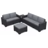 Keter California 5 Seater Outdoor Garden Furniture Lounge Set - Graphite With Grey Cushions 2 Keter California 5 Seater Outdoor Garden Furniture Lounge Set - Graphite With Grey Cushions -Garden Furniture Store 14539595 1235047218227322